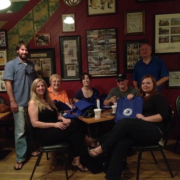 The Irish Pub quiz night winners in Lewisburg-congrats and thanks guys for a great time! #thinktaste
