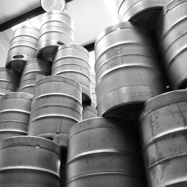 Kegs cleaned and ready to be filled! #thinktaste