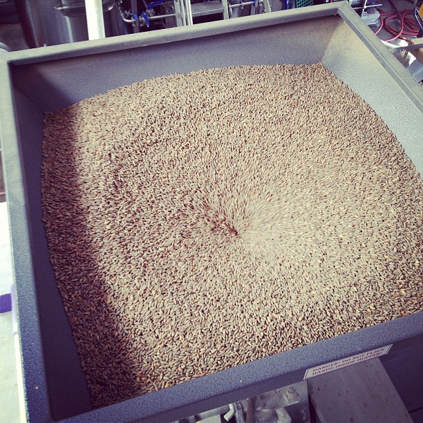 Milling some rye for another batch of Momma Rye IPA!