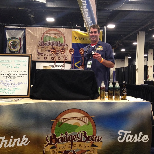 We are set up and ready to pour at the American Craft Beer Festival in Boston! Cheers!