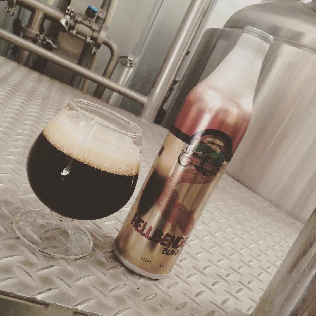 A fresh batch of our Hellbender Black IPA will be bottled and available soon!