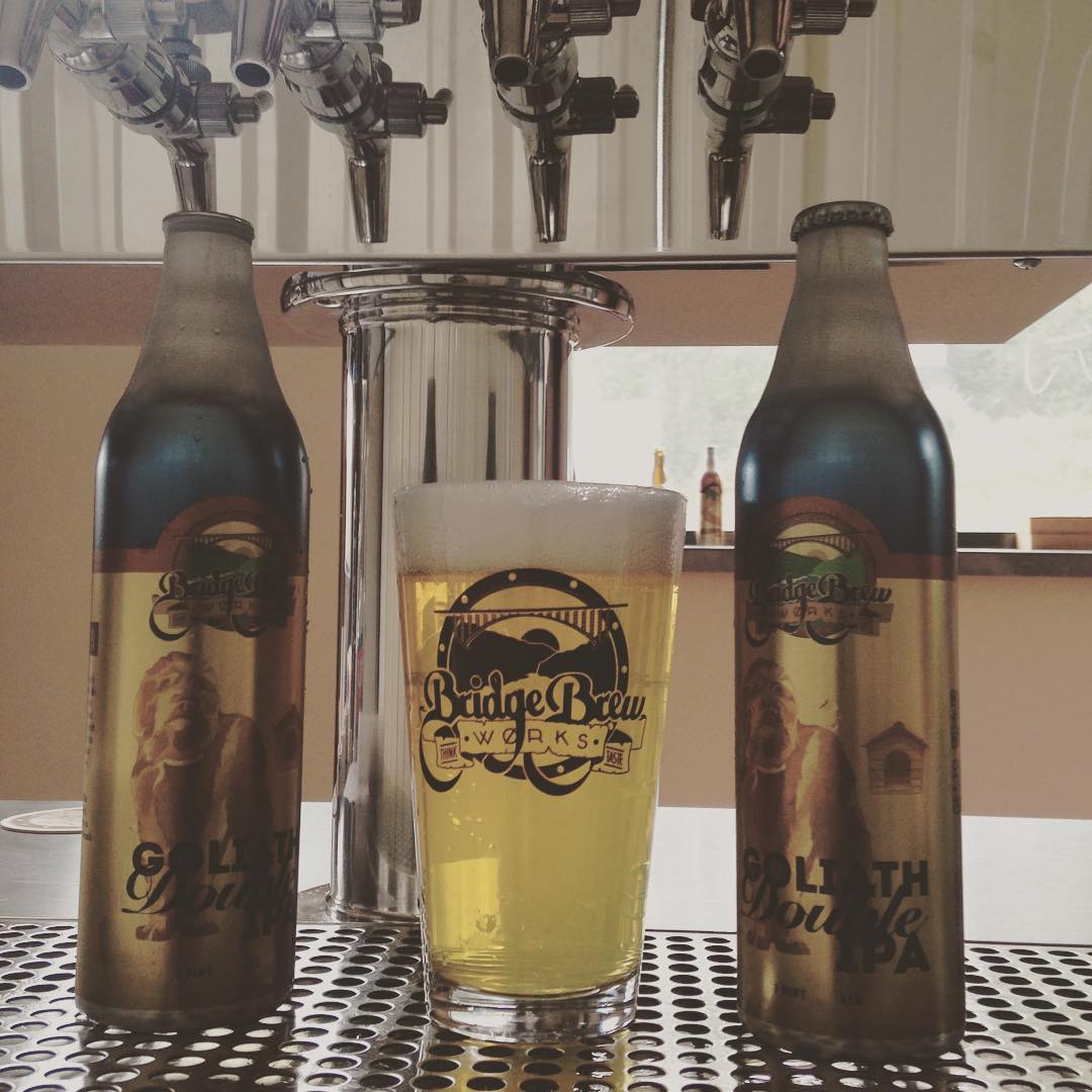 We've been busy bottling our newest release...the Goliath Double IPA. Come out to the brewery this Friday and or Saturday to get it fresh, along with a growler of what we have on tap! Hours are 3-6... We will  be here all day Friday brewing, so stop in. Cheers!
